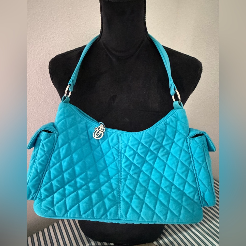 Vera Bradley turqoise Quilted Handbag